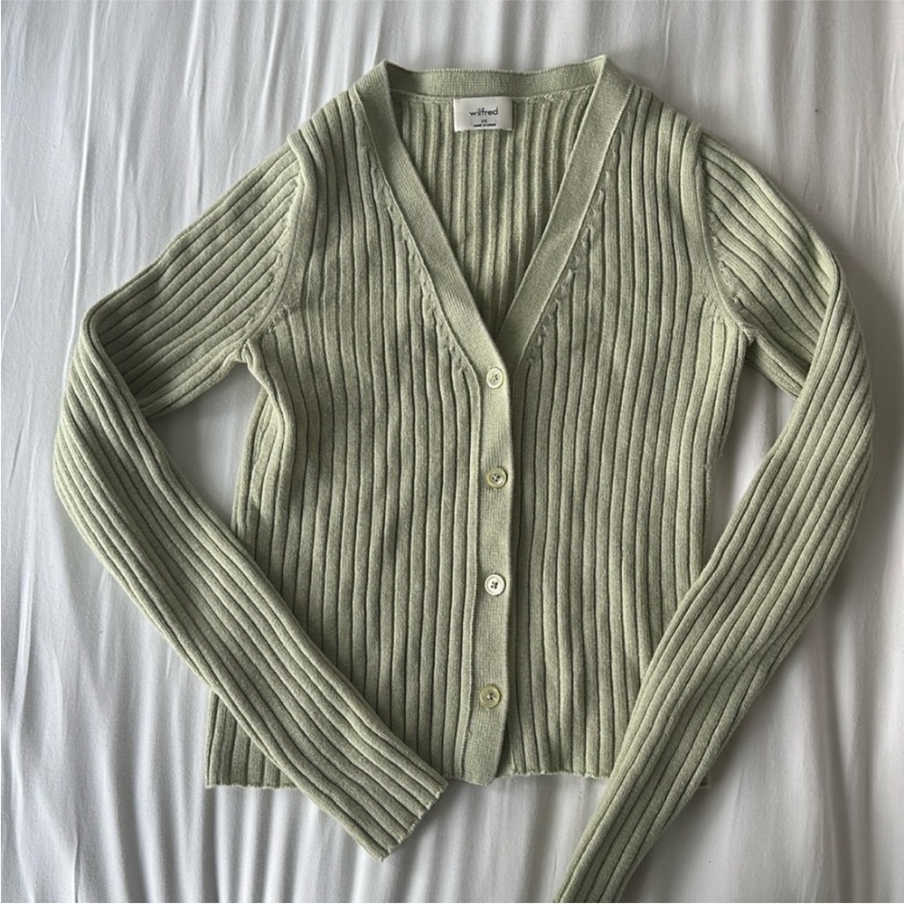 Wilfred Manila cardigan - sage green - Picture 1 of 4